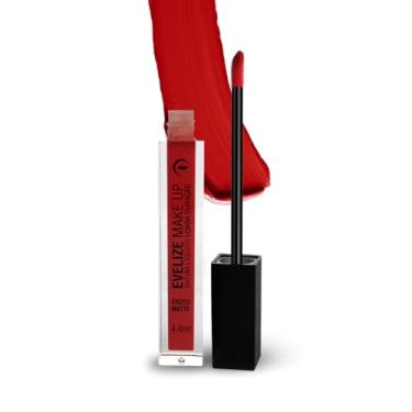 Imagem de Batom Líquido Evelize Make Up - 6 opções de cores (06 - Vermelho, 4,4ml)