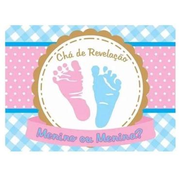 Imagem de Tnt Estampado Chá Revelação - Painel