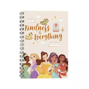 Imagem de Caderno Universitário Capa Dura 1 Matéria Disney Princesas Bege - School Basics