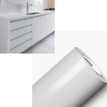 Imagem de Envelopamento Adesivo Vinil 2mx50cm Branco