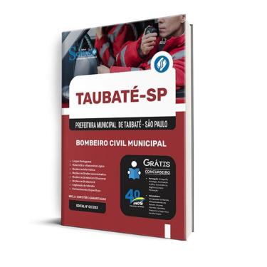 Imagem de Apostila Prefeitura Taubaté Sp 2025 Bombeiro Civil Municipal