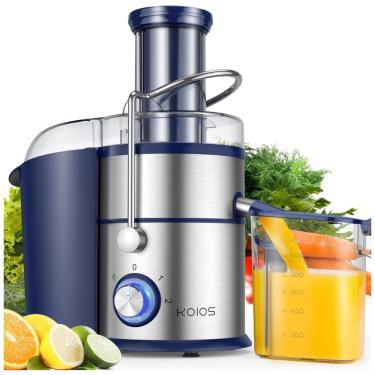 Imagem de Espremedor de Frutas Centrífugo KOIOS 1300W, com Bocal Extra Largo de 7,62 cm, Motor de Cobre Puro, Filtro Titânio, Alta Eficiência de Sucos