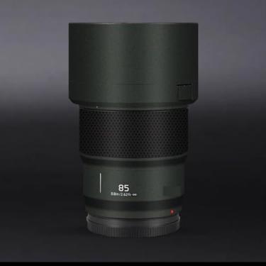 Imagem de Adesivo de câmera antiarranhões com tampa de lente 85 1.8 Película protetora decalque protetor corporal para Panasonic Lumix S 85 mm F1.8 S (verde turquesa)