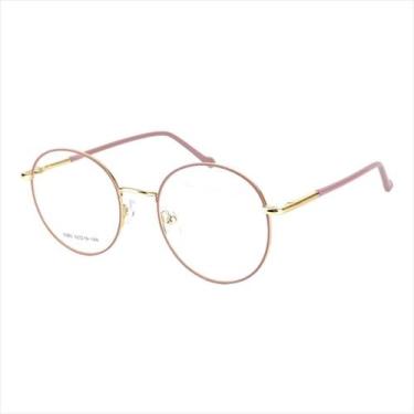 Imagem de Armação Óculos De Grau Feminino Redondo Molly Round Rosa - Palas Eyewe