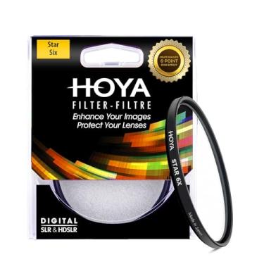 Imagem de Hoya Filtro estrela de câmera rosqueada Star 6X – filtro de lente de 55 mm cria efeito de luz de 6 feixes – efeito cruzado de moldura fina e multi-revestido para câmeras DSLR e sem espelho