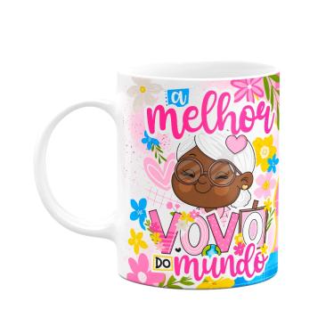 Imagem de Caneca dos Avós Cartoon - A melhor vovó do mundo - M9