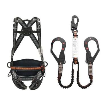 Imagem de Kit Dielétrico Delta Plus Cinturão Paraquedista HAR44EL  Com Talabarte