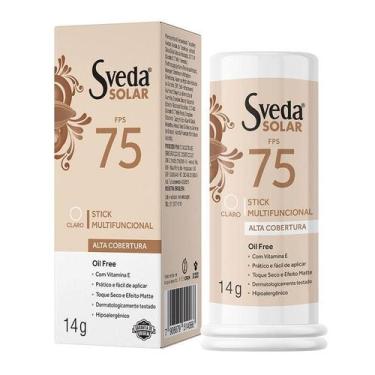 Imagem de Protetor Solar Facial Sveda Stick Multifuncional FPS75 Claro 14g