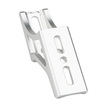 Imagem de MUNEFE BLOCO DO TRANSPORTADOR FRONTAL, suporte de bolsa extensível, altura do adaptador de porco de alumínio Posto de assento ajustável para capacidade de transporte adicional (Silber)