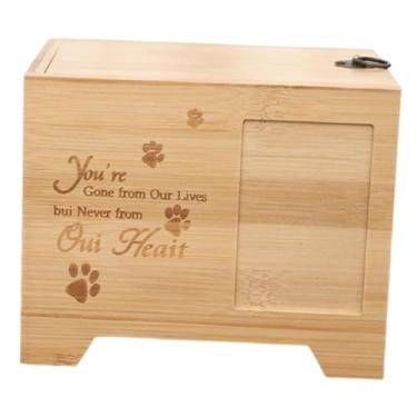 Imagem de Ｂｅｓｇａ Urna Memorial para Animais de Estimação, Suprimentos para Animais de Estimação, Presente para Lembrança de Perdidos, Caixa Funerária Prática para Cães
