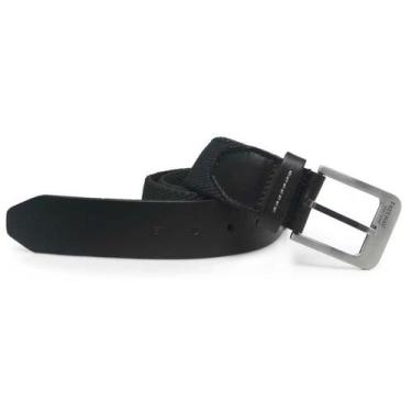 Imagem de Cinto Masculino Elástico/Couro Freeway, Preto, GG