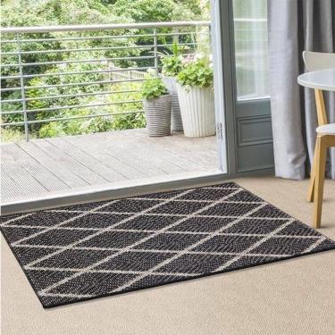 Imagem de 2 Tapete Sisal Luxo Antimofo Antiderrapante Js Gept 50x80