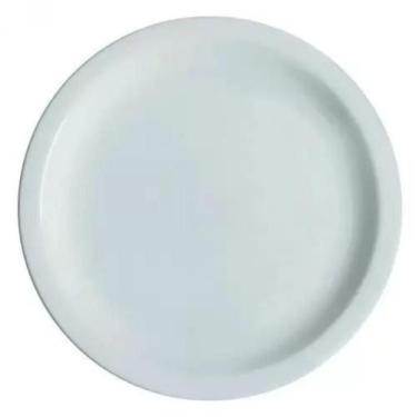 Imagem de Conjunto 2 Pratos de Sobremesa Branco Ceramica - Porcelart - Porcelart