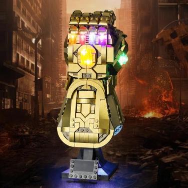 Imagem de Luz LED para Lego Marvel Infinity Gauntlet 76191 com controle remoto -