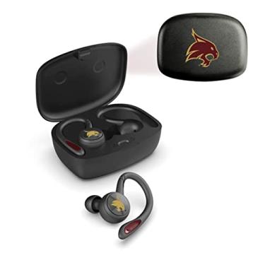 Imagem de SOAR NCAA Sport True Wilress Earbuds acrílico, Texas State Bobcats