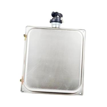 Imagem de Generic Tanque de gasolina de aço inoxidável para motores de aquecedor de estacionamento com chave, universal, substituição de tanque automotivo, 9.5l