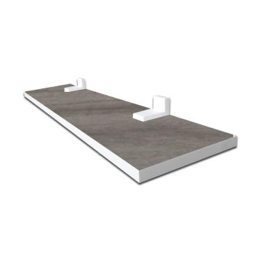 Imagem de Prateleira Linha-Furta cor Com Borda De Pvc Branco 30x20 cm