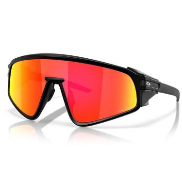 Imagem de Óculos de Sol Oakley Latch Panel Matte Black Prizm Ruby-Masculino