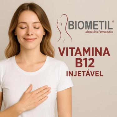 Imagem de Vitamina B12 biometil (Metilcobalamina) 2500mcg/ml - Frasco com 10-ml