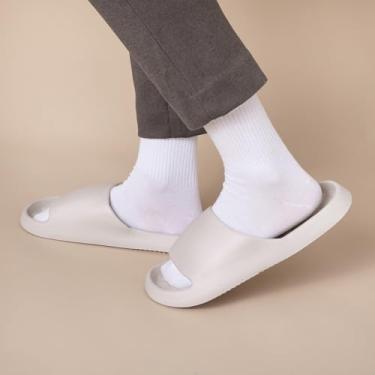 Imagem de Chinelo antiderrapante e confortável, respirável e resistente ao odor para uso doméstico e banheiro, Marrom-44/45, Medium