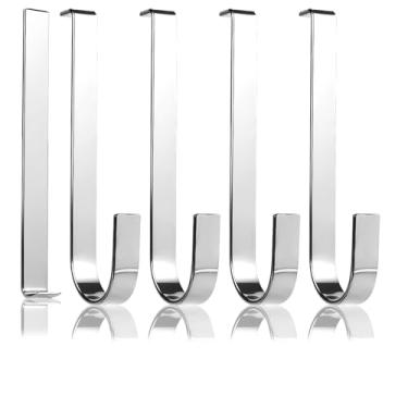 Imagem de 4 ganchos de tapume, gancho de fibra de cimento com uma ferramenta de instalação, ganchos de revestimento de placa de cimento de fibra, sem necessidade de perfuração