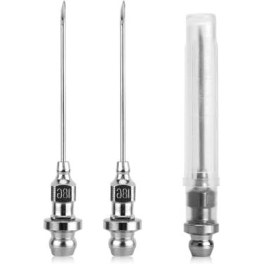 Imagem de 3 agulhas injetoras de graxa, mini bocal de graxa portátil e destacável para juntas esféricas e ferramenta de graxa para injeção de graxa de ar