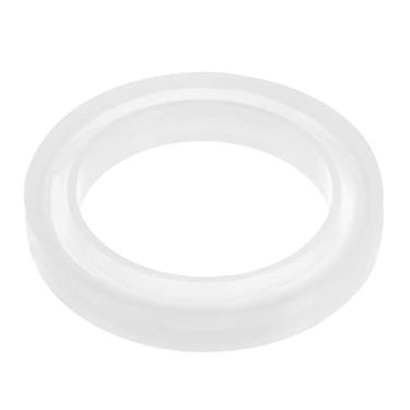 Imagem de Generic Anel de pulseira de silicone redondo epóxi 62 mm semicilíndrico cristal de resina para fazer joias, artesanato DIY