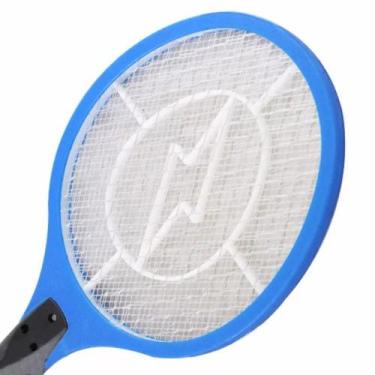 Imagem de Raquete Mata Mosquito Elétrica Bivolt Bateria Recarregável - KING
