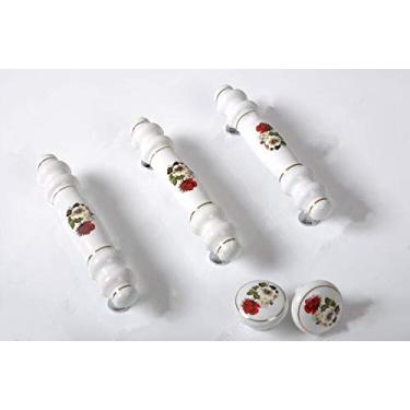 Imagem de 100 pçs/lote Shinning K9 puxador de cristal transparente kit puxadores de armário puxadores de armário puxador de decoração de casa (96 mm)