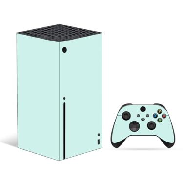 Imagem de Skin Wrap Compatible with Xbox Series X, Full Set Vinyl Decal Protective Sticker Cover for Game Console & Controller (Green)