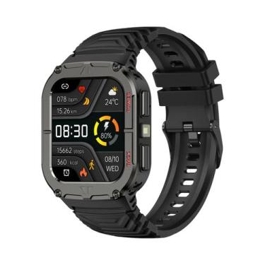 Imagem de Relógio Inteligente Unissex À Prova D'Água Com Tela Touch HD De 185, M