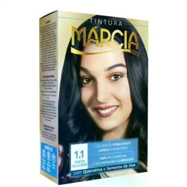 Imagem de Coloração 11 Preto Azulado Márcia 50G - Marcia