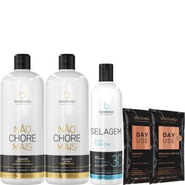 Imagem de Borabella Não Chore 2x1L + Selagem 3D Semi Definitiva 350ml