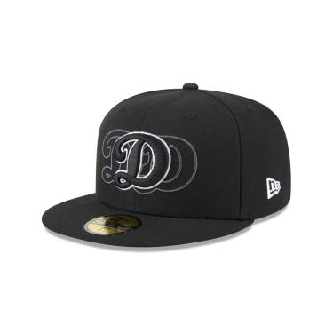 Imagem de BONE NEW ERA 59FIFTY LOS ANGELES DODGERS MLB PRETO-Masculino