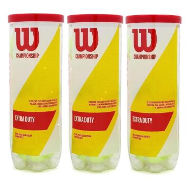 Imagem de Bolas de Tênis Wilson Championship - 3 Tubos-Unissex
