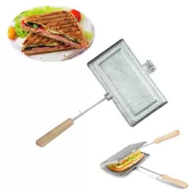 Imagem de Sanduicheira Baurutex Dupla Misteira Alumínio Fogão Tostex - MK