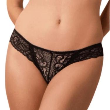 Imagem de Calcinha Semi Fio Dental Renda Thais Ferreira - 199491THAIS, Preto, M