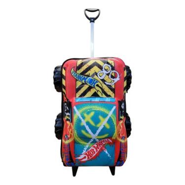 Imagem de Mochila Rodinha HotWheels Patrulha Canina Carrinho Formato 3D Maxtoy A