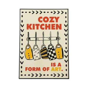 Imagem de Pôster De Arte De Parede Retro Italiano Com Pizza, Ramen, Vinho E Quei