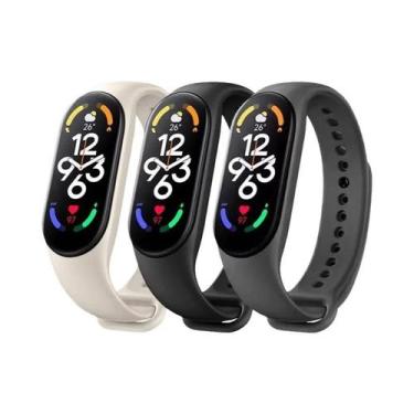 Imagem de Pulseira De Silicone Para Mi Band 7 6 5 4 3, Substituição De Pulseira 