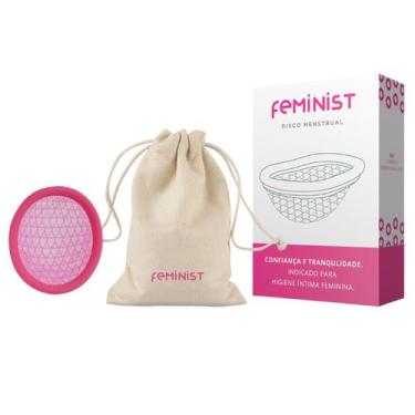 Imagem de Disco Menstrual Hipoalergico Silicone Feminist Rosa B 50 ml - A sós