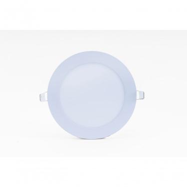 Imagem de Plafon Led Slim Embutir Redondo 12w 3000k Branco Quente Bivolt Kit 3