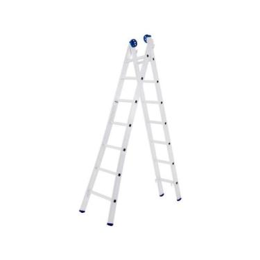 Imagem de Escada Extensiva Mor Alumínio 7x2 Degraus