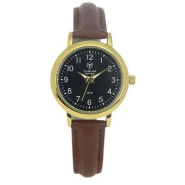 Imagem de Relógio Unissex Tuguir Analógico Imperium TG30514 Preto e Marrom e Dourado-Masculino