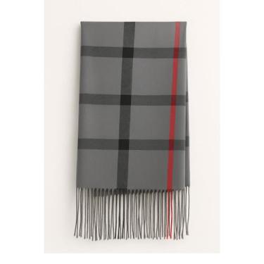 Imagem de Cachecol Pashmina Lenço Echarpe Unissex Luxo Elegante Inverno Macio Qu