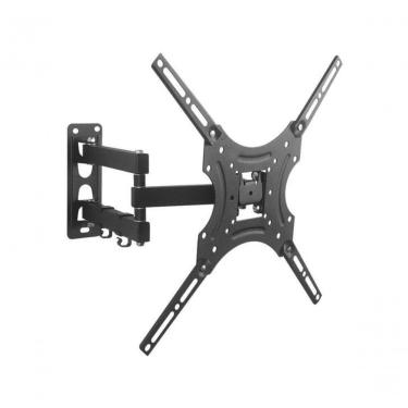 Imagem de Suporte para TV Articulado Multivisão MI-755 com Design Triarticulado e Inclinação Ajustável para Tvs 17 a 55 Preto