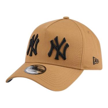 Imagem de Boné New Era 940AF Double Logo New York Yankees Caqui-Masculino