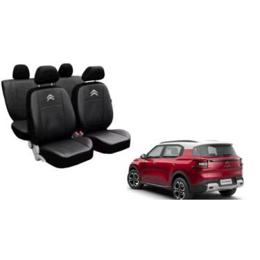 Imagem de Conjunto Capa de Couro C3 Aircross 2024 Proteção Total Bancos - ferro 