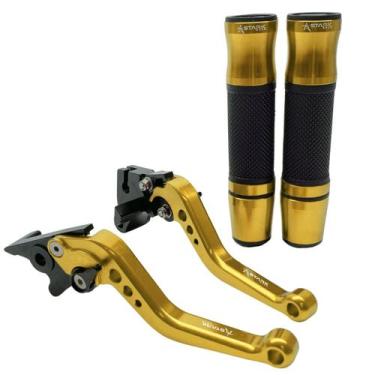 Imagem de Kit Esportivo Manete Manopla Ninja 250r 300r Z300 400 250Sl Versys300x