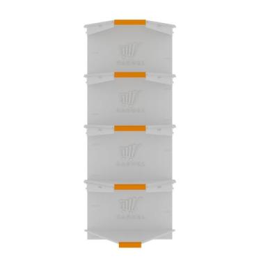 Imagem de Gondola Fit De Parede 1 Canto 1,70m Amapá Para Supermercados, Branco P